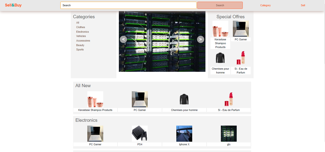 Online Shop website: PHP and JavaScript