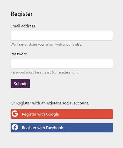 Social media app: Node js and Passport js